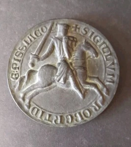 Distintivo fermacarte medaglione auto Simca commemorativo 25° anniversario moneta bronzo - Foto 1 di 6