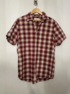 Ralph Lauren Denim & Supply Button Down Up Shirt Large Plaid Cotton Red Black - Picture 1 of 6