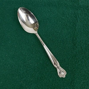 Cucchiaio zuppa vintage argento internazionale DAYBREAK-ELEGANT LADY 7-1/2" placcato argento - Foto 1 di 7