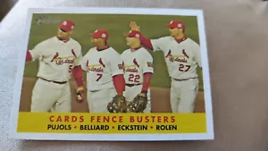 Albert Pujols Ronnie Belliard Scott Rolen Eckstein 2007 Topps Heritage #351 Card - Picture 1 of 1