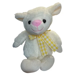 Plüschtier Kuscheltier Stoff Tier Schaf Weiß  stehend 30 cm - Bild 1 von 1