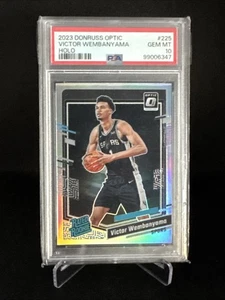 PSA 10 Victor Wembanyama 2023-24 Donruss Optic Silver Prizm #225 Spurs RC - Bild 1 von 1