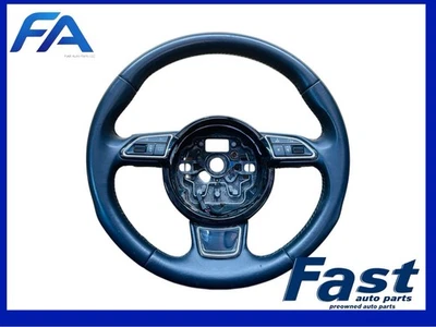 Volante AUDI C7 A6 S6 A7 S7 2012-2018 con botón de interruptor y paletas OEM Foto 1 de 4