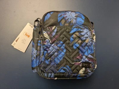 Lug Can 斜挎包植物黑色手提包旅行钱包 - 全新带标签 — 第 1/4 张图片