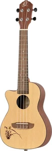 Ortega Guitars Bonfire Series Concert Size Left-Handed Ukulele Natural Finish - Picture 1 of 4