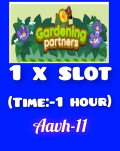 1 x Carry Slot ( 1 HOUR ) ( GARDENING PARTNERS Event) Mono_poly_Go Slot - Picture 1 of 1