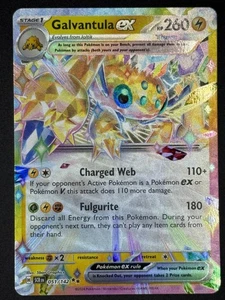 Galvantula ex 051/142 Pokemon TCG SV07: Stellar Crown Double Rare Near Mint - Picture 1 of 2