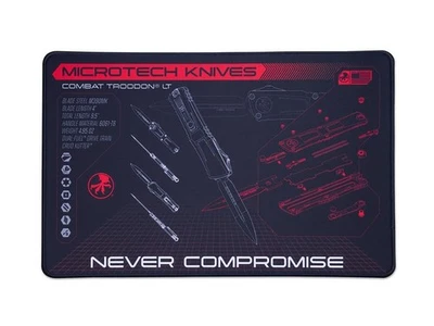 Microtech Knife Mat - Black  Colored Mouse Pad - Display Mat 17"L X 14"W - Image 1 of 4