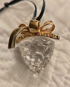 Swarovski Kristall Tannenzapfen Weihnachtsschmuck Gold 209452 ohne Karton kostenloser Versand - Bild 1 von 10
