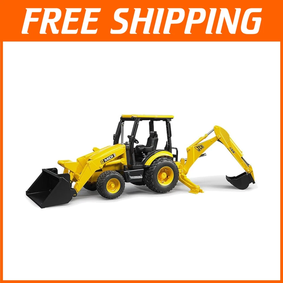 Retroexcavadora interactiva de juguete - asiento del conductor giratorio Foto 1 de 4