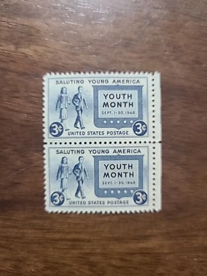 US 3¢ stamp SC #963 Youth Month Saluting Young America MNH 1948  - Image 1 of 2