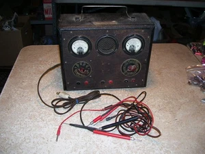 Antique 1940's? T&H Kansas City MO Car Engine Analyzer RARE - Foto 1 di 6
