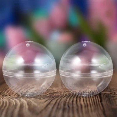  Capsule rotonde in plastica da 10 pezzi Palline intrecciate multiuso - Immagine 1 di 4