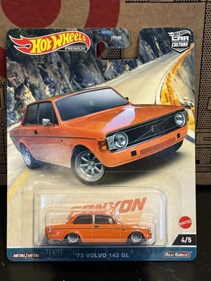 Hot Wheels Premium Car Culture '73 Volvo 142 GL Mint on Card - Image 1 of 3
