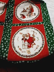 Wamsutta Hallmark Fabric 12 yds 17 In x 44 CHRISTMAS Holiday Norman Rockwell - Picture 1 of 8