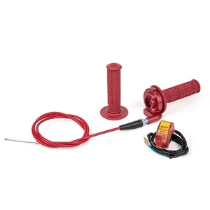 Nuovo Set Maniglie e Cavi Acceleratore Acceleratore Twist 7/8" 22mm con Kill... - Foto 1 di 6