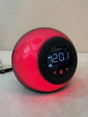 iHome iBT297 Bluetooth Alarm Clock FM Radio & Multicolor Color Changing To Beat - Image 1 of 4