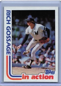 1982 Topps #771 Rich Gossage en acción ¡Bonito! - Imagen 1 de 2