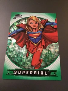 2025 Fleer Brilliants Superman #15 Supergirl Green Kryptonite /499 - Bild 1 von 2
