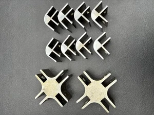 Vintage Mid Century Italian PACE Collection Side End Table Glass Brackets. - Picture 1 of 8