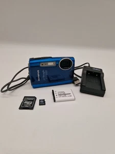 Olympus Mju Tough-3000 12MP Digitalkamera wasserdicht bis 3m Blau Camera - Bild 1 von 8