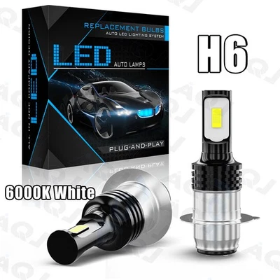 For Kawasaki Prairie 360 2003-2008 - 2x 6000K White LED Headlights Bulbs Kit - Image 1 of 4