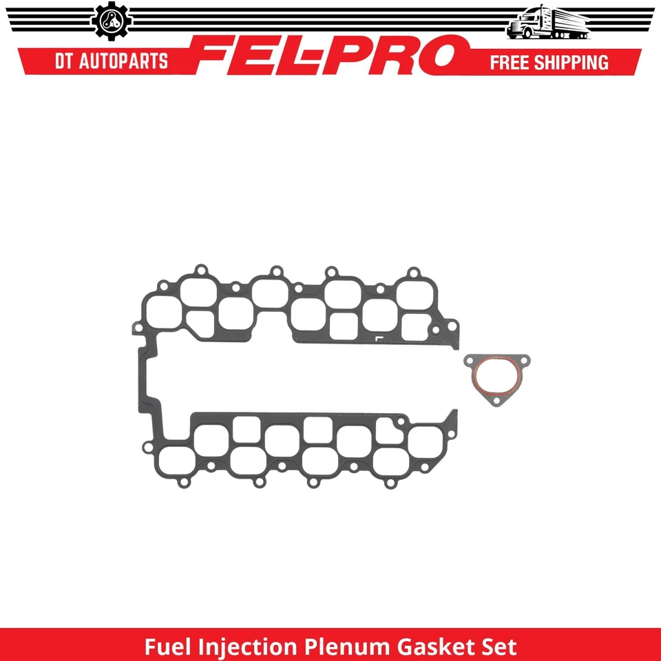 For 1998-2000 Lexus LS400 4.0L V8 Fuel Injection Plenum Gasket Set Upper Fel-Pro - Image 1 of 1
