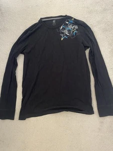 Oxbox XL Black Long Sleeve T-shirt - Picture 1 of 3