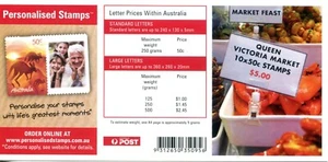 2007 Market Feast Queen Victoria Market - Stamp booklet Barcode 350956 - Bild 1 von 2