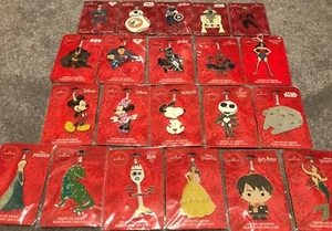 Hallmark Metal Hanging Christmas Ornaments - Characters - **You Pick** NEW - Picture 1 of 52