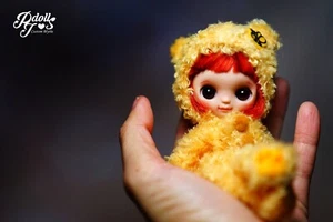 PJ Dolls Happy Bear Petite Blythe Puppe OOAK Custom Doll - Bild 1 von 7
