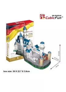CubicFun 3D Puzzle Neuschwanstein Castle 98 Pieces NEW - Picture 1 of 5