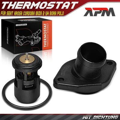 Thermostat Kühlmittel für Seat Arosa Cordoba Ibiza II VW Bora Polo Golf 4 Lupo