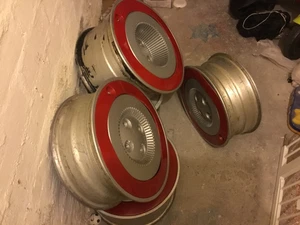 Renault alpine d500 Alloy wheels in good original condition. 4x100 - Picture 1 of 5