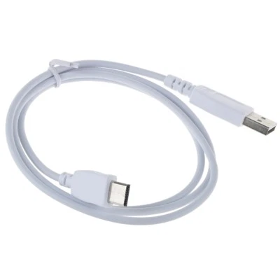 White Sync Data Charger USB Cable Cord for Nabi Fuhu XD JR Kid HD Tablet 3ft - Image 1 of 4