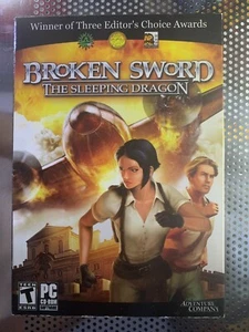 Broken Sword The Sleeping Dragon PC 2 CDROM Adventure Company Jewel Case 2003 - Picture 1 of 8