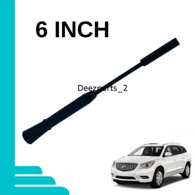 Antena de radio AM/FM negra de 6" para Buick Enclave 2016-2017 Foto 1 de 3