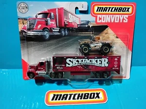 2020 MATCHBOX CONVOYS LONESTAR CAB & BOX TRAILER 72 FORD BRONCO 4x4 SKYJACKER - Picture 1 of 7