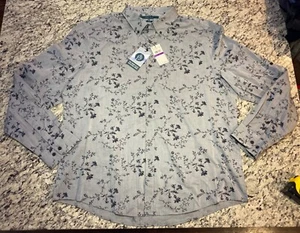 NWTs Perry Ellis XXL Slim Fit - Untucked Style (slightly shorter) $80 MSRP - Picture 1 of 9
