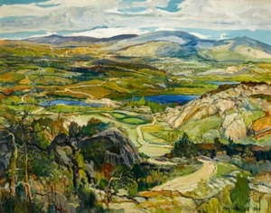 Charles Reiffel In San Diego Back Country Canvas Print 16 x 20 - Picture 1 of 4