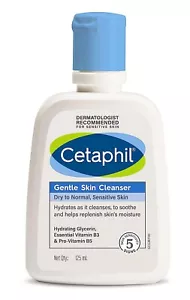 Cetaphil Face Wash Gentle Skin Cleanser for Dry to Normal, Sensitive Skin, 125 m - Picture 1 of 8