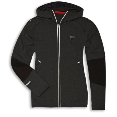 Ducati Reflex Attitude Women Sweater Jacket Sweatshirt Sweater Grey Lady New %%% - Image 1 of 2