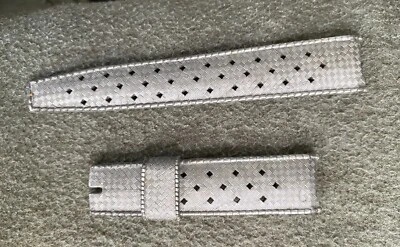 Bracelet Tropic 19mm Gris Argent Silver Gray Original - Photo 1/2