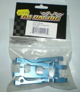 GH RACING 02113(BLUE) ALUMINUM REAR LOWER ARMS FOR SLASH NEW - Picture 1 of 2