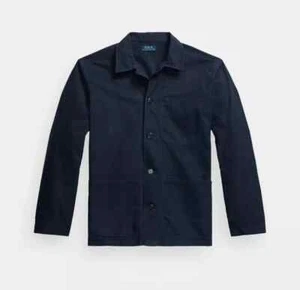 Camicia Polo Ralph Lauren Classic Fit Leggera Giacca Newport blu Scuro Cotone - Foto 1 di 9