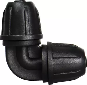 1/4 Inch Drip Irrigation Fittings, 30 Pieces Lock Barbed Elbows for ¼ In. Tubing - Picture 1 of 9