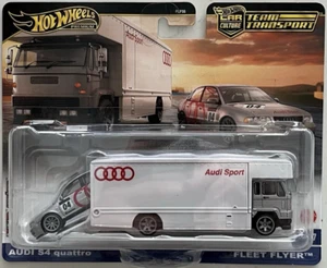 HOTWHEELS Car Culture Team Transport #77 Audi S4 Quattro & Fleet Flyer - 1:64 - Bild 1 von 2