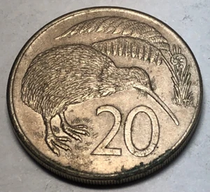 Coin New Zealand 20 Cents 1980 KM36 - Picture 1 of 2