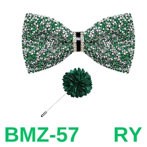 DiBanGu Rhinestone Bow Ties for Men Adjustable Sequin Diamond Pre-tied - Picture 1 of 4