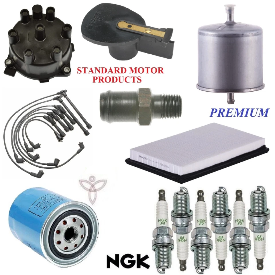 Tune Up Kit Filter Wire PCV Valve Plugs for Nissan Pathfinder V6; 3.0L 1990-1995 - image 1 of 1